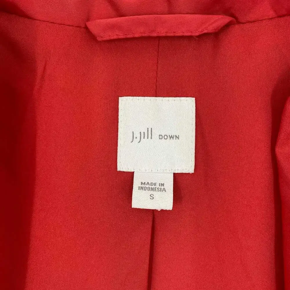 J. Jill Orange Down-Filled Puffer Jacket | Women’s Size S